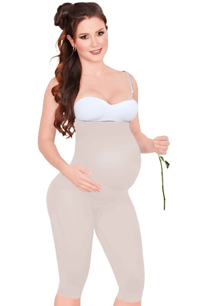 FAJA CAPRI MATERNA CON TIRANTE AJUSTABLE - Beige