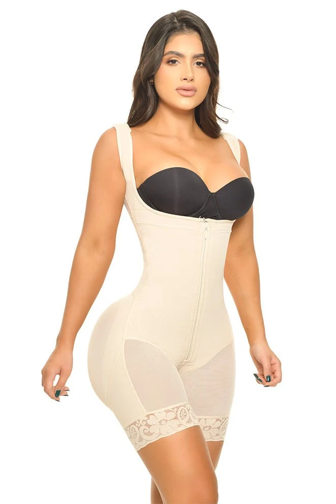 FAJA SHORT TIRANTE ANCHO Y AJUSTE EN CIERRE CON REALCE INVISIBLE FANTASTIC FP1502
