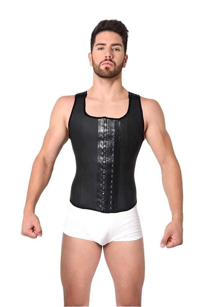 Faja Chaleco Masculino de Látex Control Fuerte FL2033 para Reducir Abdomen | Bella Michell
