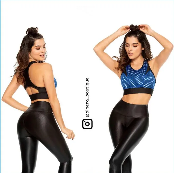 Top Pinera Laser Azul