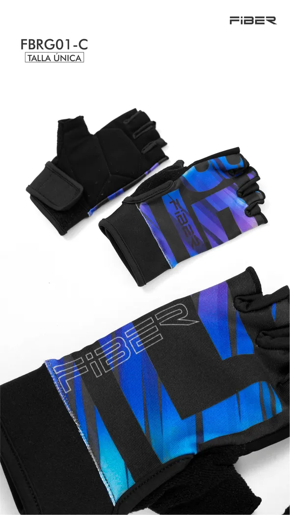 Guantes Fiber Funky Feels GUANTEAZUL