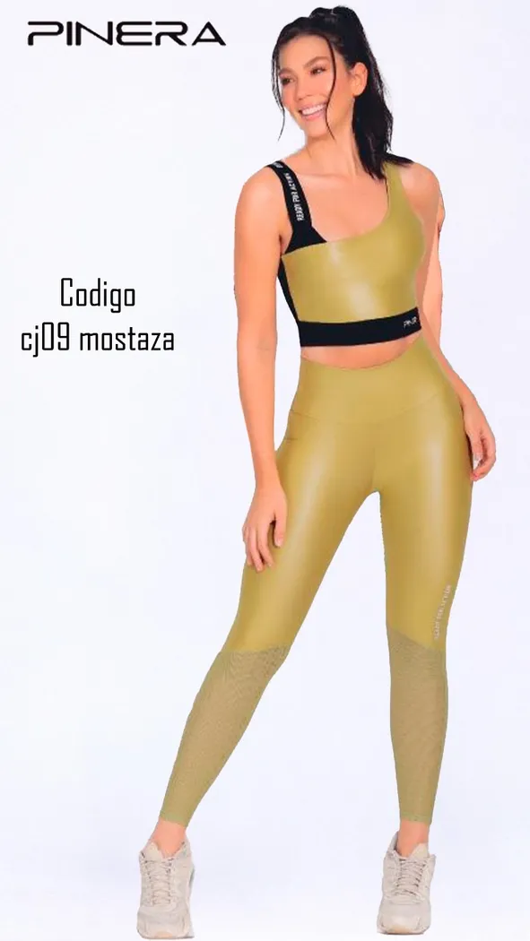 Conjunto Pinera Old School CJ09 Mostaza
