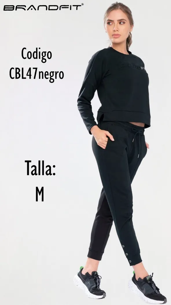 Conjunto Brandfit Angeles Road CBL47NEGROM