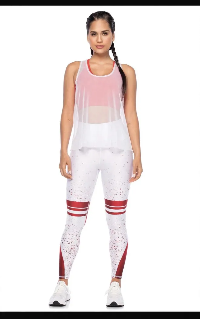 Blusa Pinera Luxurian Forest Transp Sisa Blanco