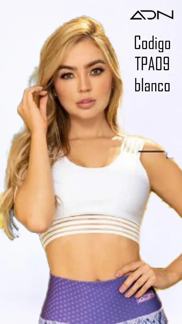 Top ADN Touch Of Color TPA09BLANCO