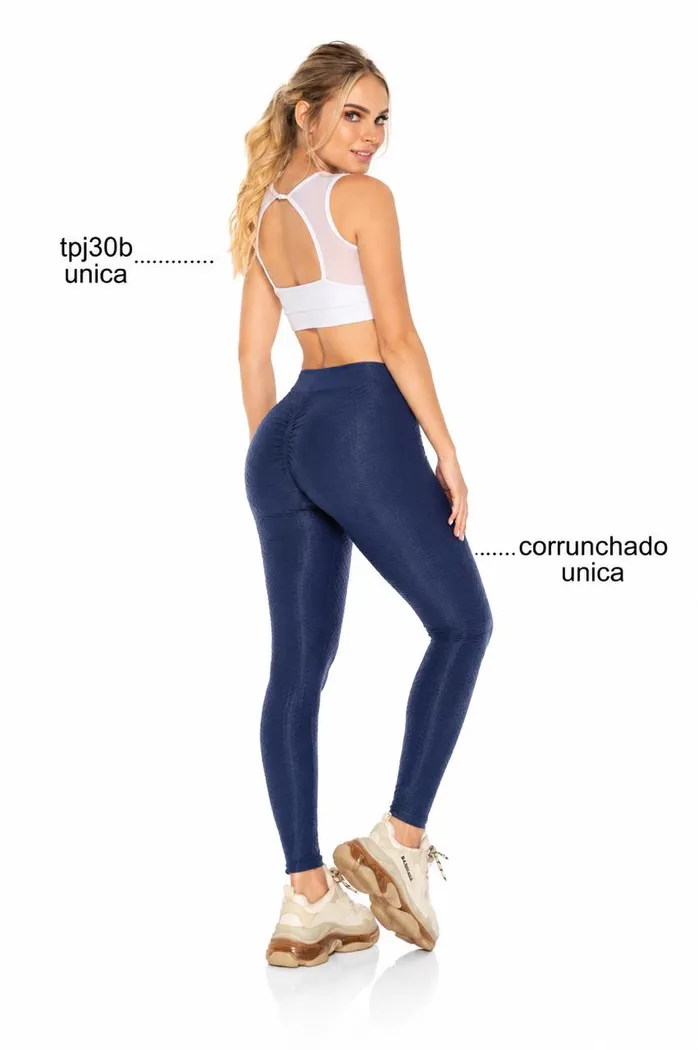 Legging JCross CORRUNCHADO AZUL MARINO