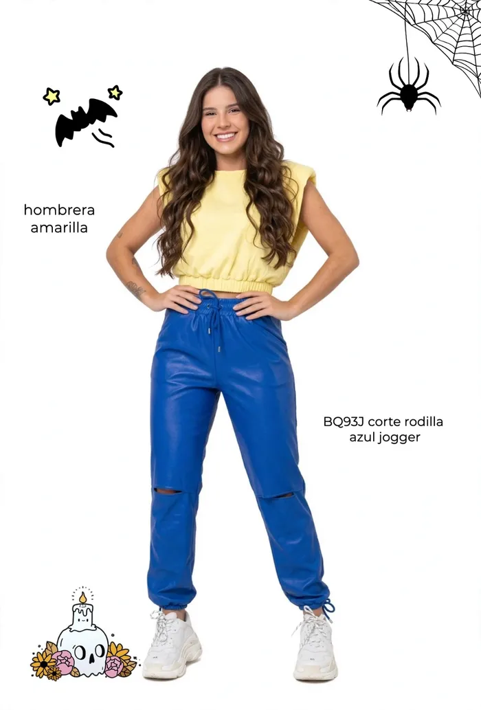 Blusa Brandfit Hombrera Amarilla
