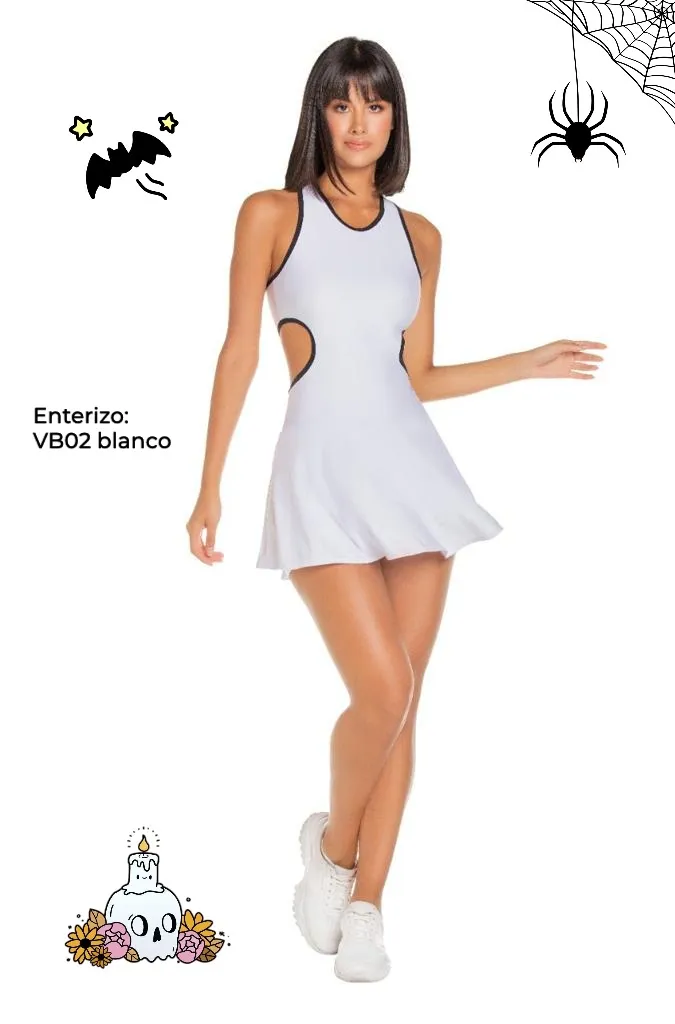 Enterizo Brandfit Angeles Road VB02 Blanco XS/S