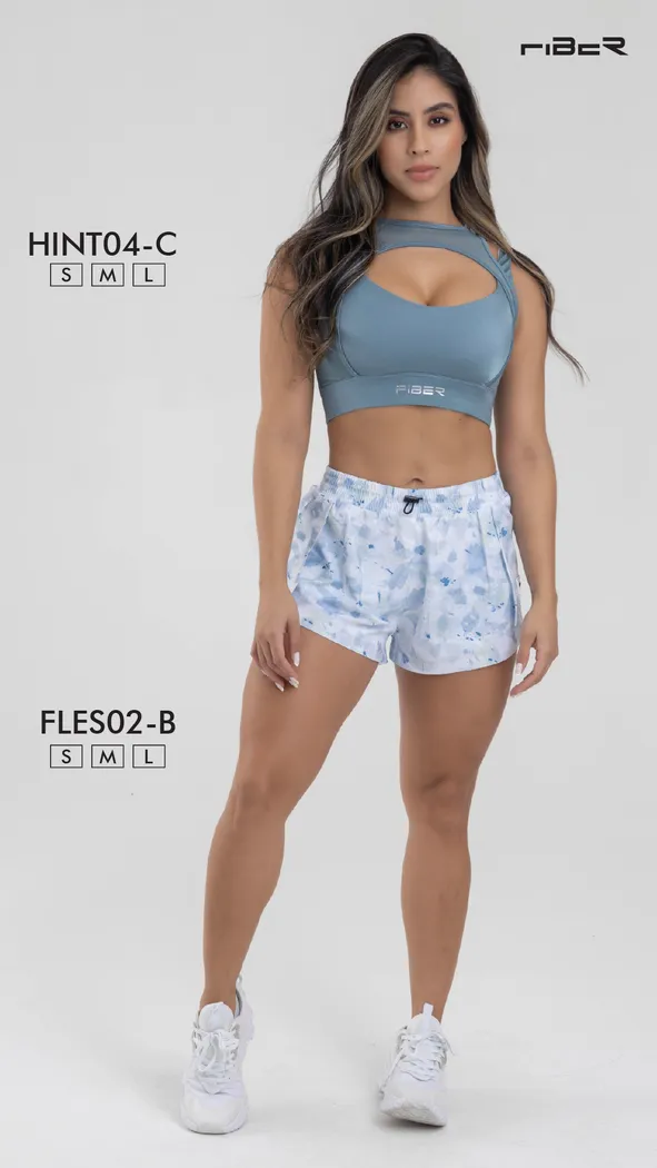 Top Fiber Shiny HINT04C Azul Tormenta