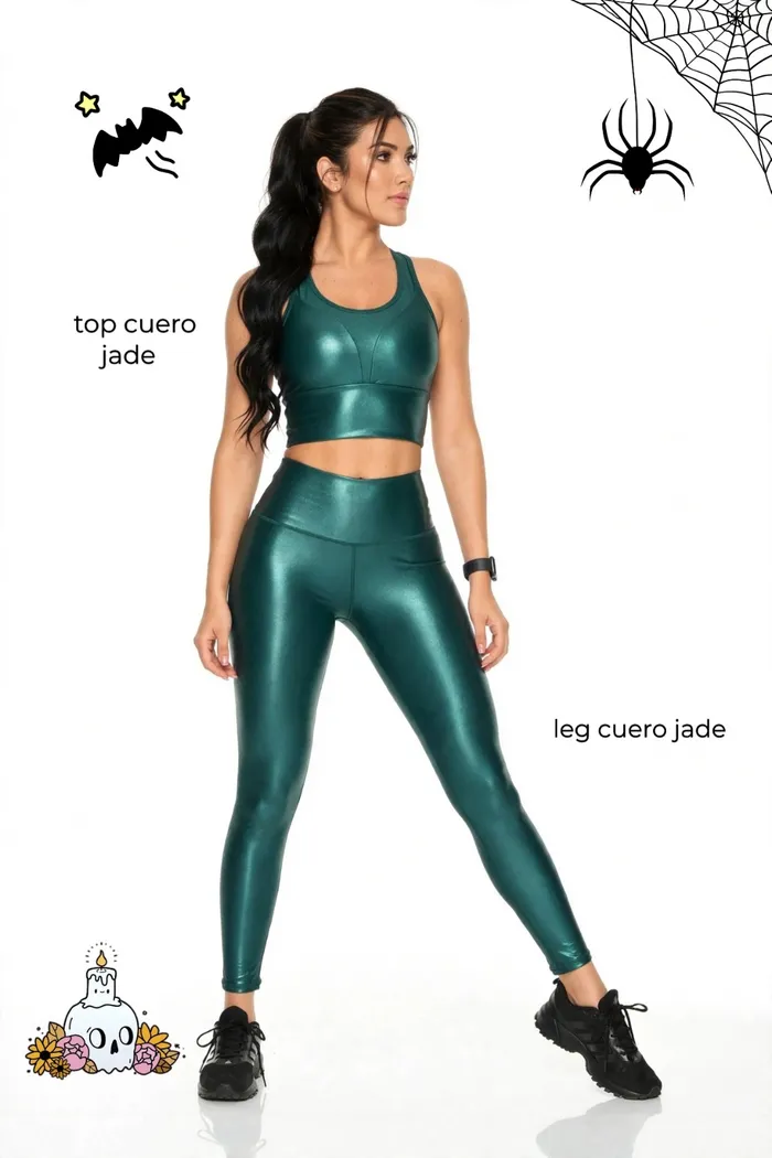 Legging Brandfit Efecto Cuero Leg Cuero Jade