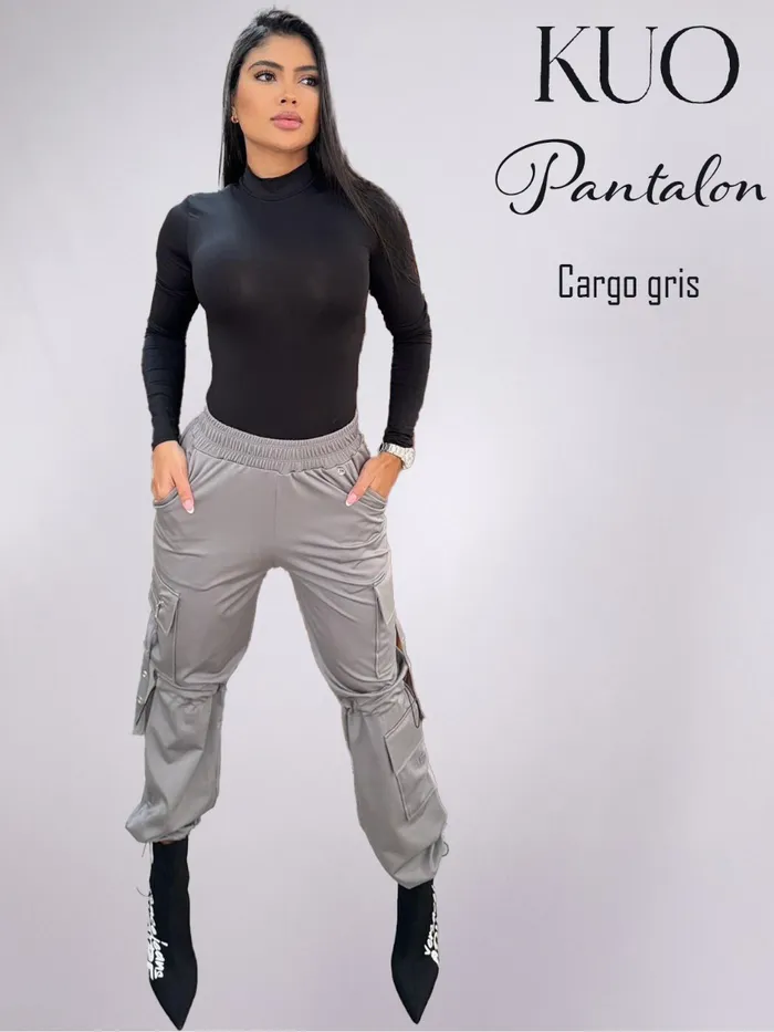 Pantalón KUO Cargo Gris