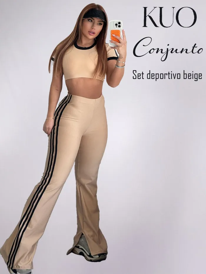Conjunto KUO Set Deportivo Beige