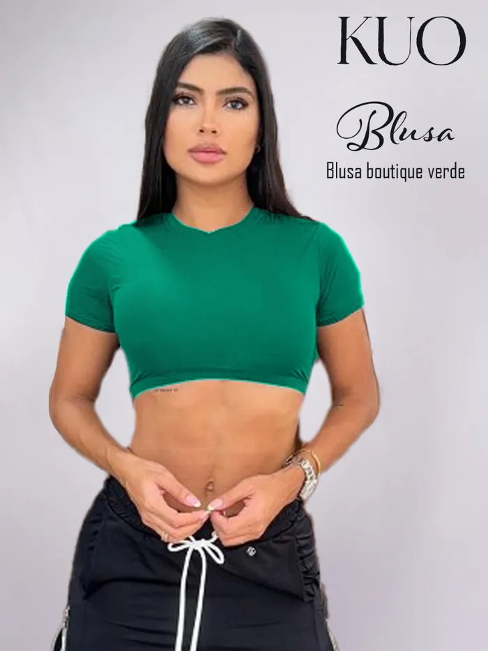 Blusa KUO Boutique Verde