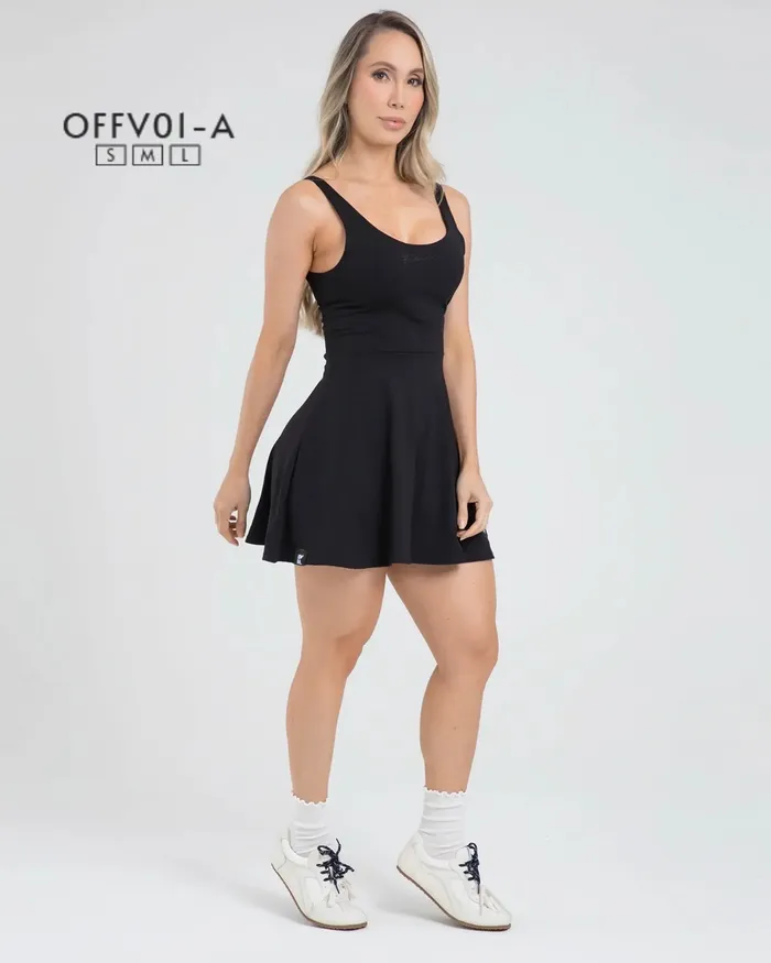 Vestido Fiber Off Line OFFV01A