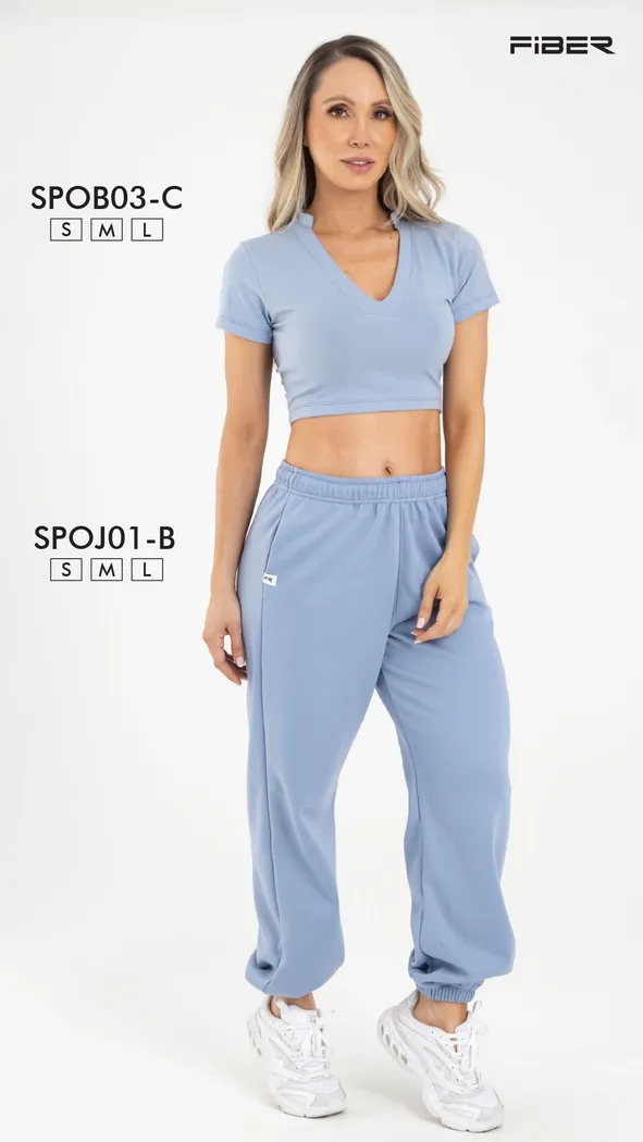 Blusa Fiber Sporty Chic SPOB03C