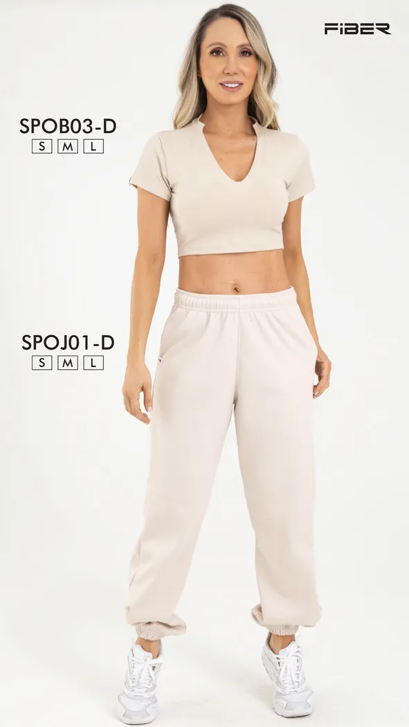Blusa Fiber Sporty Chic SPOB03D
