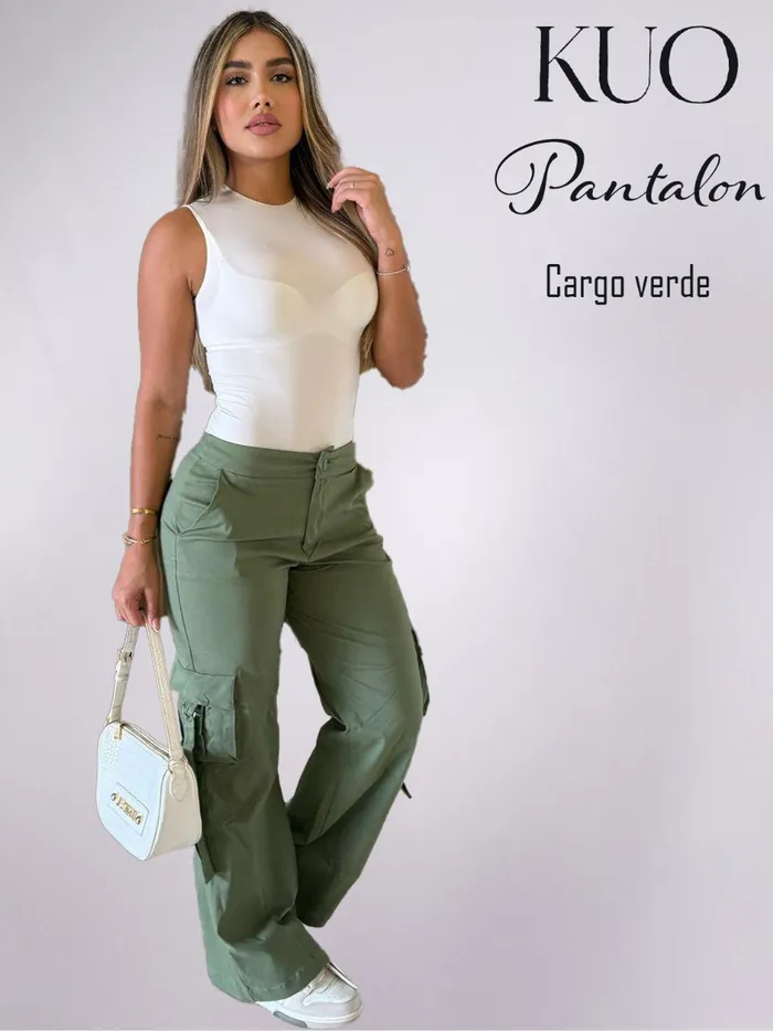 Pantalón KUO Cargo Verde