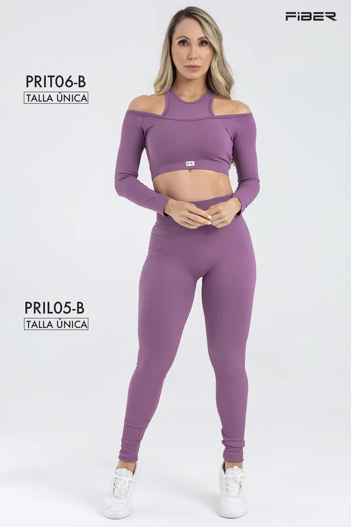 Legging Fiber Pilates PRIL05B Seamless