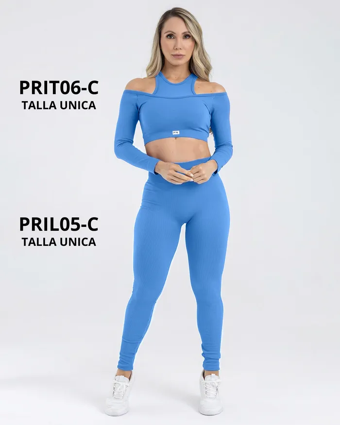 Legging Fiber Pilates PRIL05C Seamless