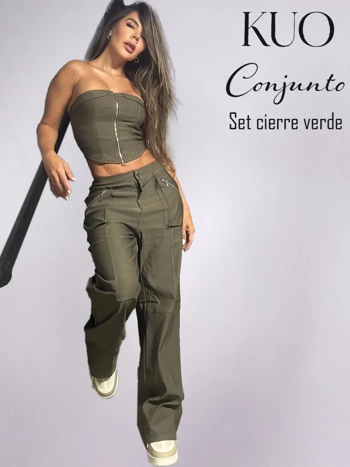 Conjunto KUO Set Cierre Verde