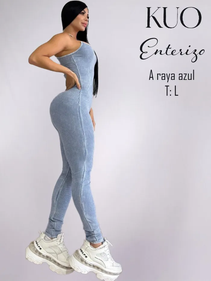 Enterizo KUO A Raya Azul