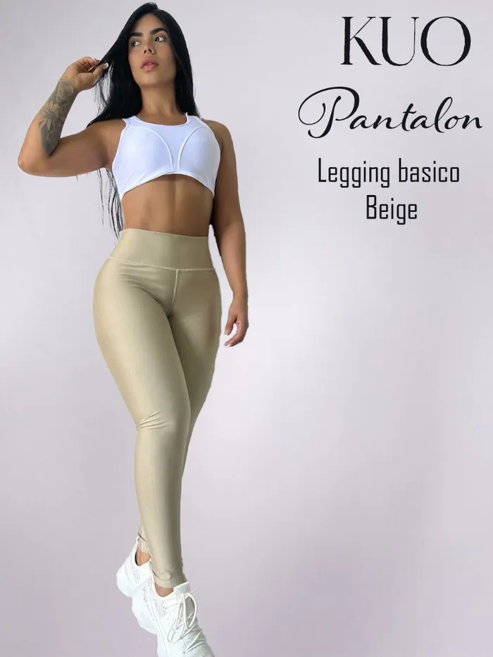 Pantalón KUO Legging Basico Beige