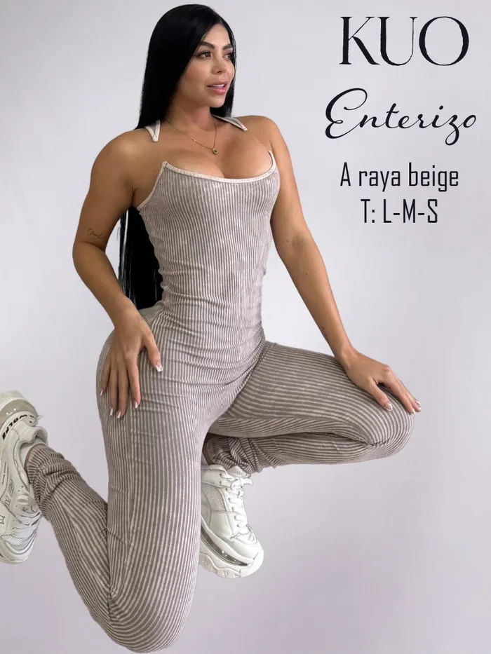 Enterizo KUO A Raya Beige