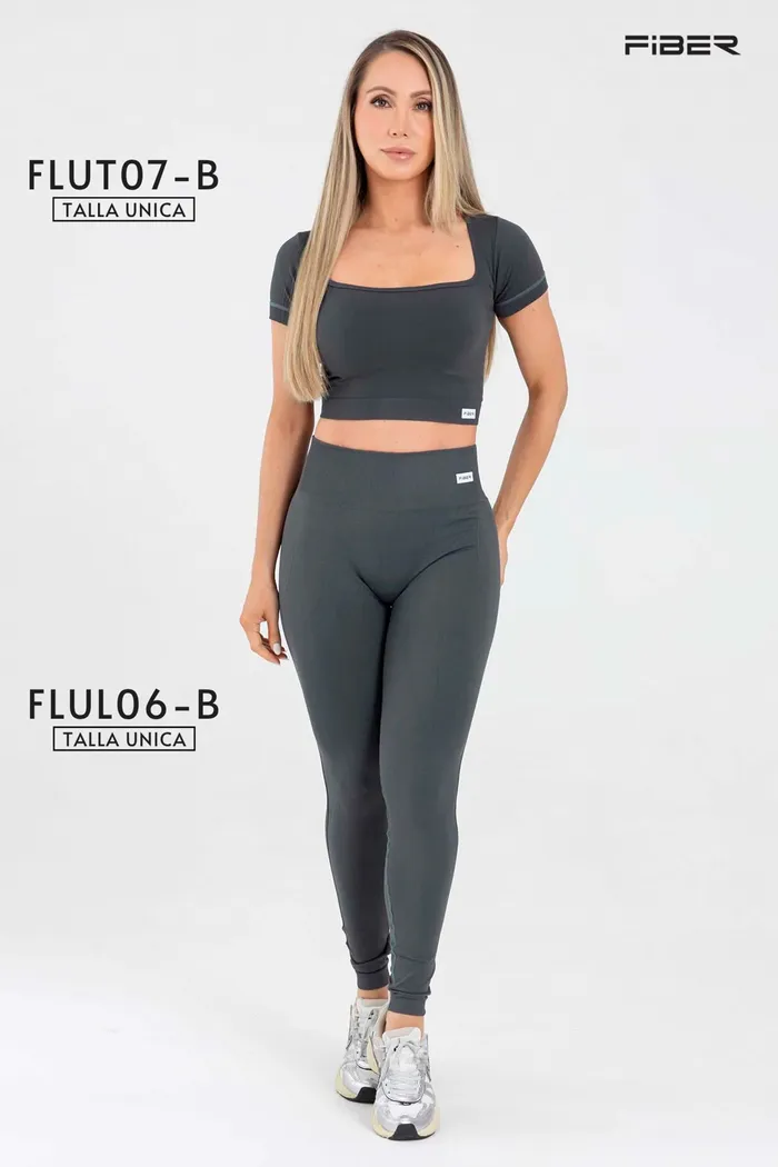 Legging Fiber Fluir FLUL06B Seamless