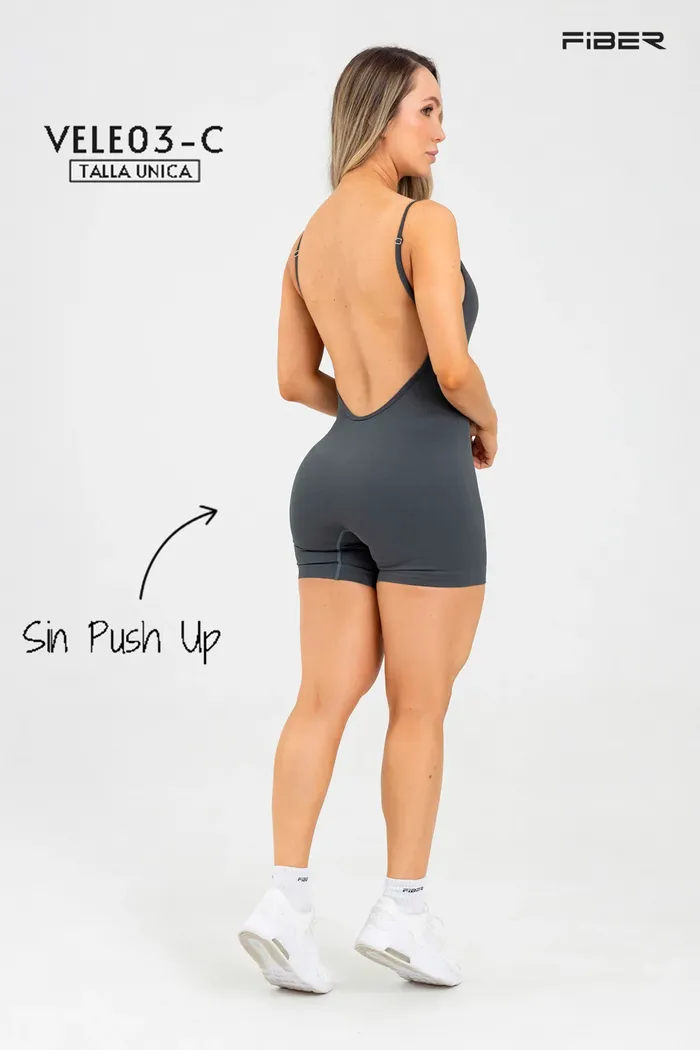 Enterizo Fiber Level Up VELE03C Seamless