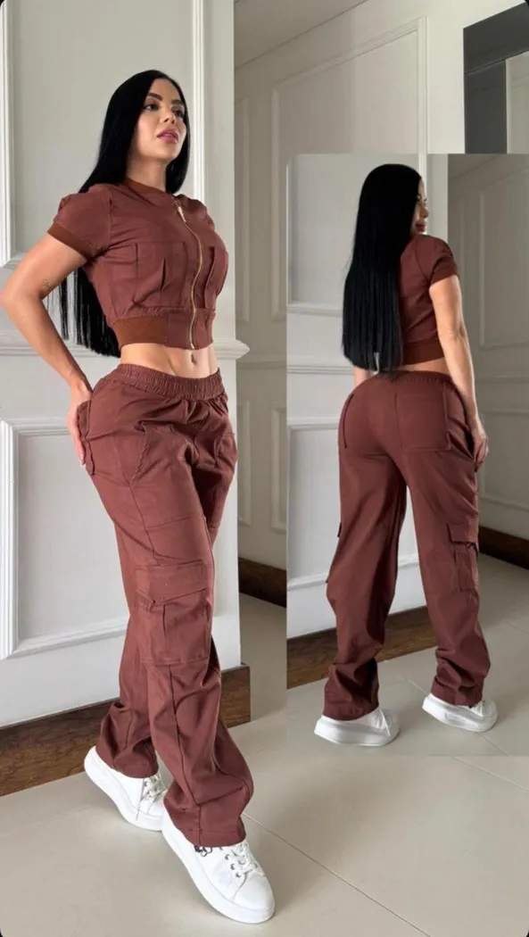 Conjunto KUO Boutique Set Cierre Cafe