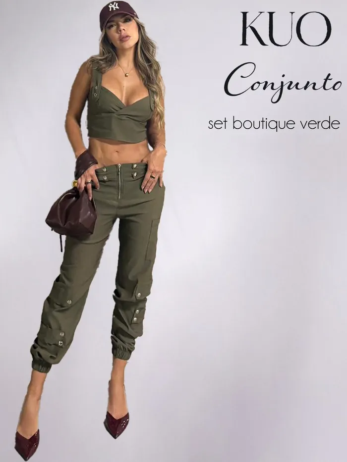 Conjunto KUO Set Boutique Verde