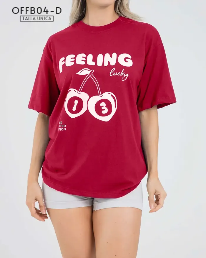 Blusa Fiber Off Line OFFB04D Oversize