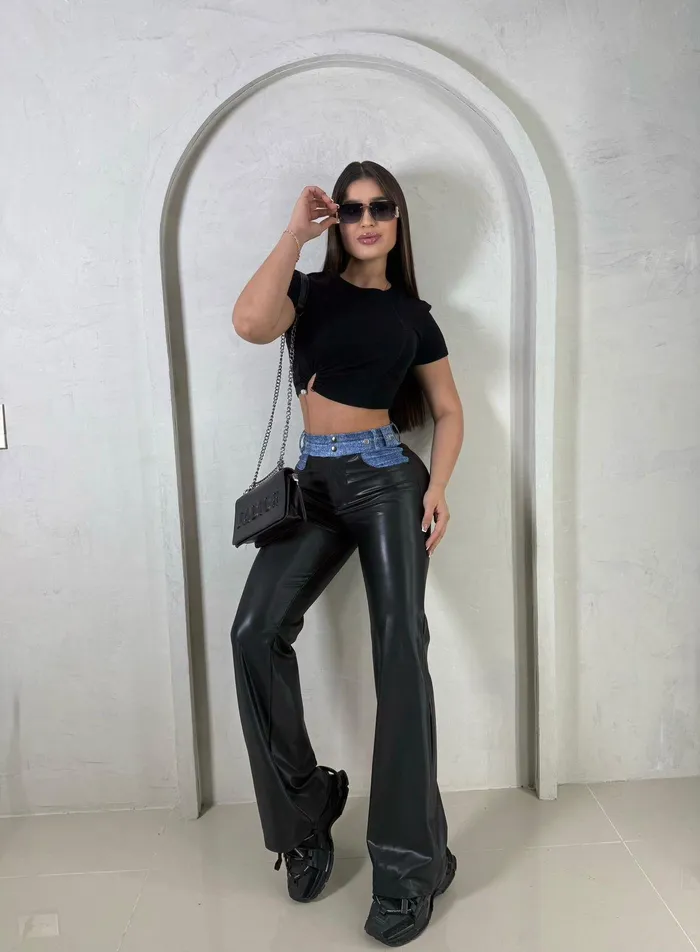 Pantalón KUO Boutique BK30 Pretina Jeans