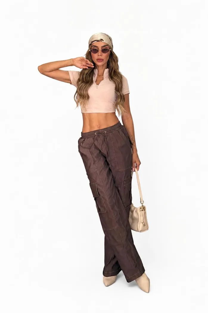 Pantalón KUO Boutique NAK90 Cafe