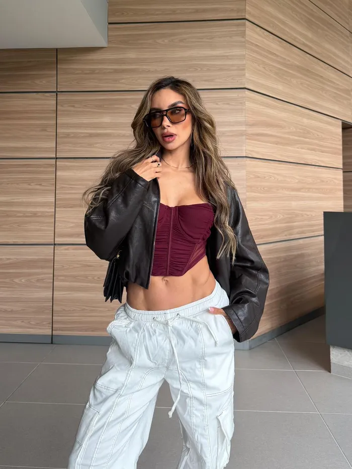 Pantalón KUO Boutique NAK90 Crema
