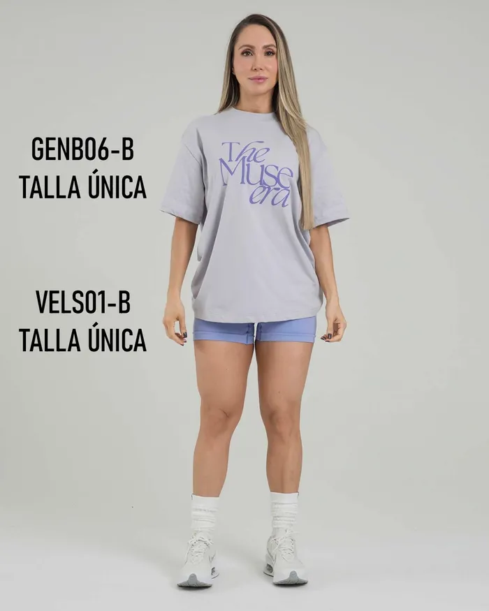 Blusa Fiber Genuina GENB06B Oversize
