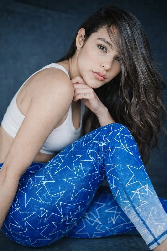 Legging Pinera Azul Estrella Blanca