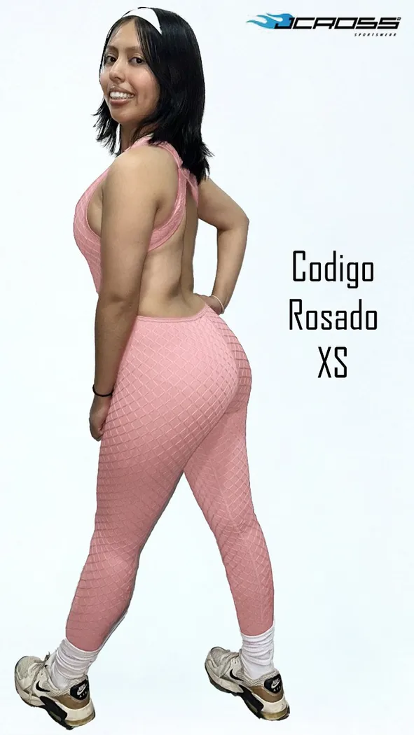 Enterizo JCross Corrunchados Rosado