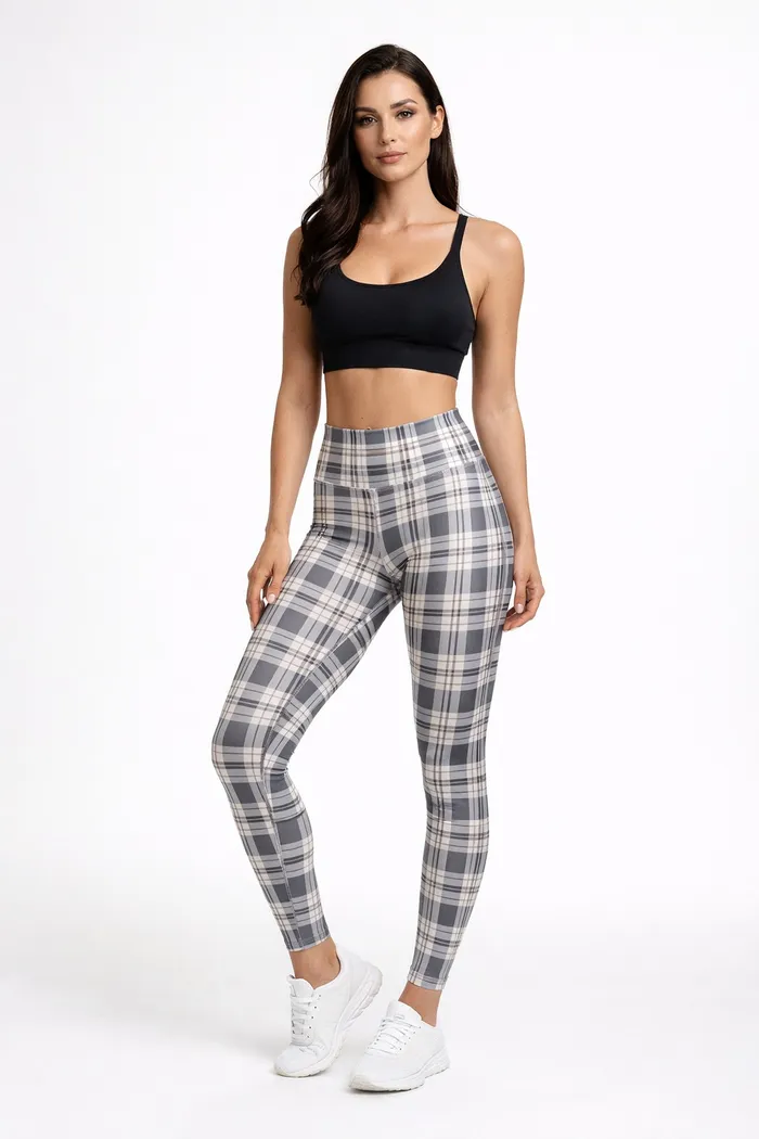Legging Brandfit CUADROS BEIGE