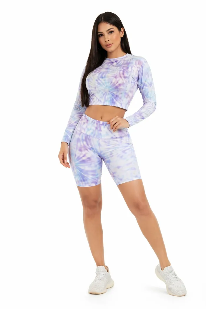 Conjunto Brandfit Tie Dye CML1 Manga Larga
