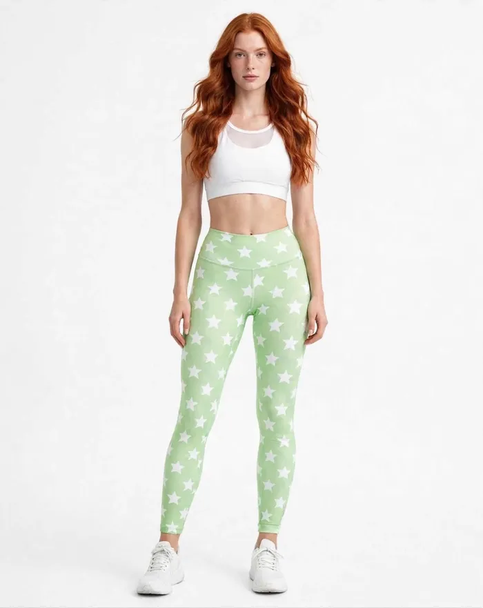 Legging Brandfit Estrella Chica Leather Verde Unitalla Estrella Chica
