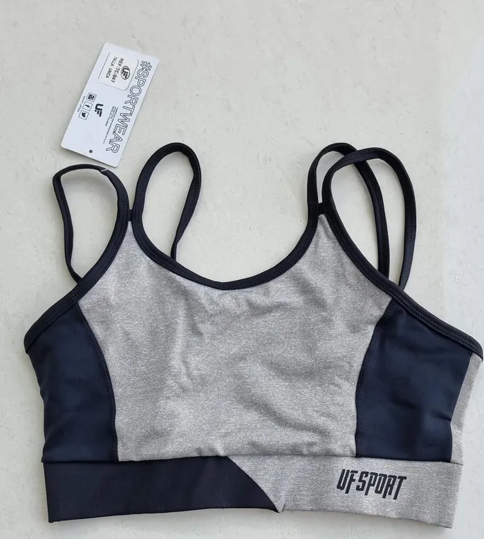 Top UFS TC047 Negro con Gris