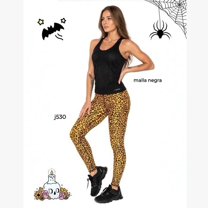 Blusa JCross Malla Negra