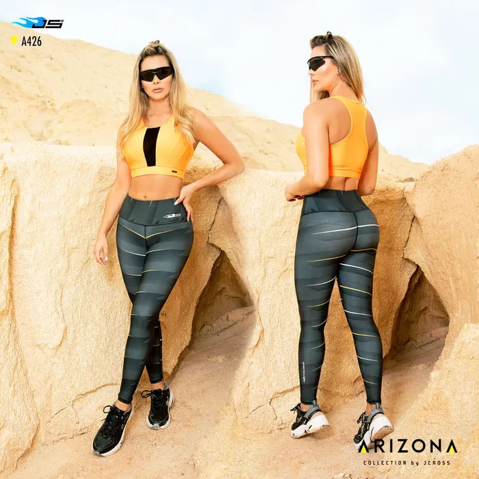 Top JCross Malla Mostaza