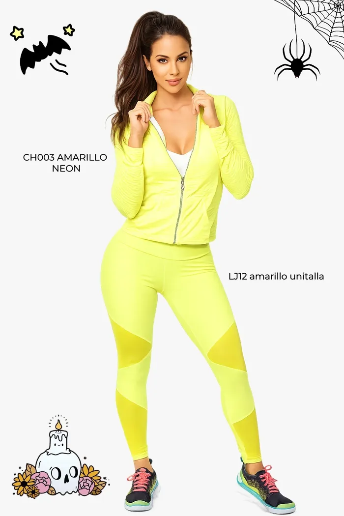Chamarra JCross CH003 AMARILLO NEON