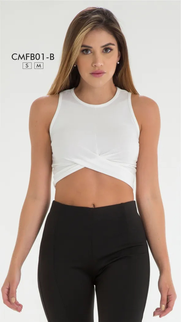Blusa Fiber Goes Street Mono Blanca