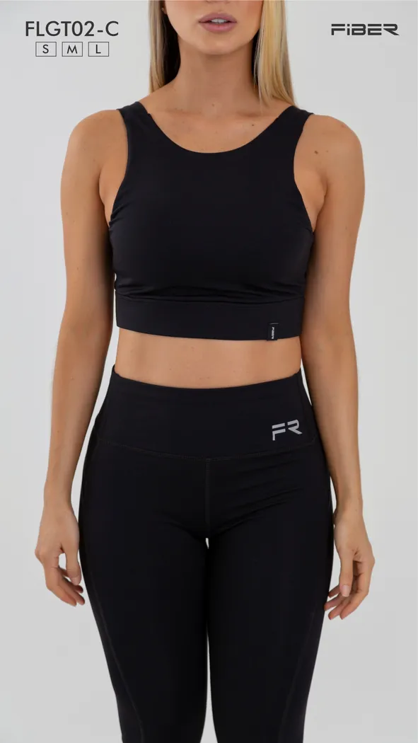 Top Fiber Feeling MANGA SISA NEGRO FLGT02 C