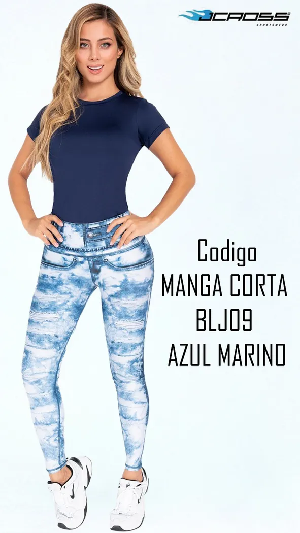 Blusa JCross MANGA CORTA BLJ09 AZUL MARINO