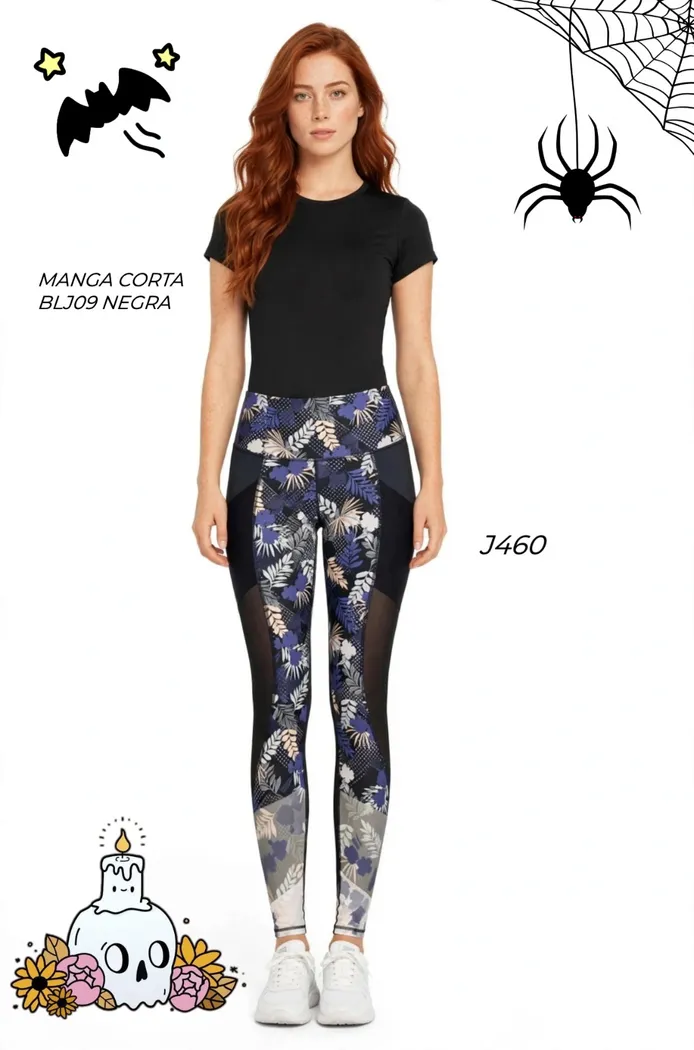 Blusa JCross MANGA CORTA BLJ09 NEGRA