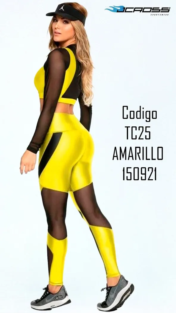 Conjunto JCross TC25 AMARILLO 150921